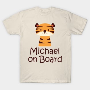 Michael on board sticker T-Shirt